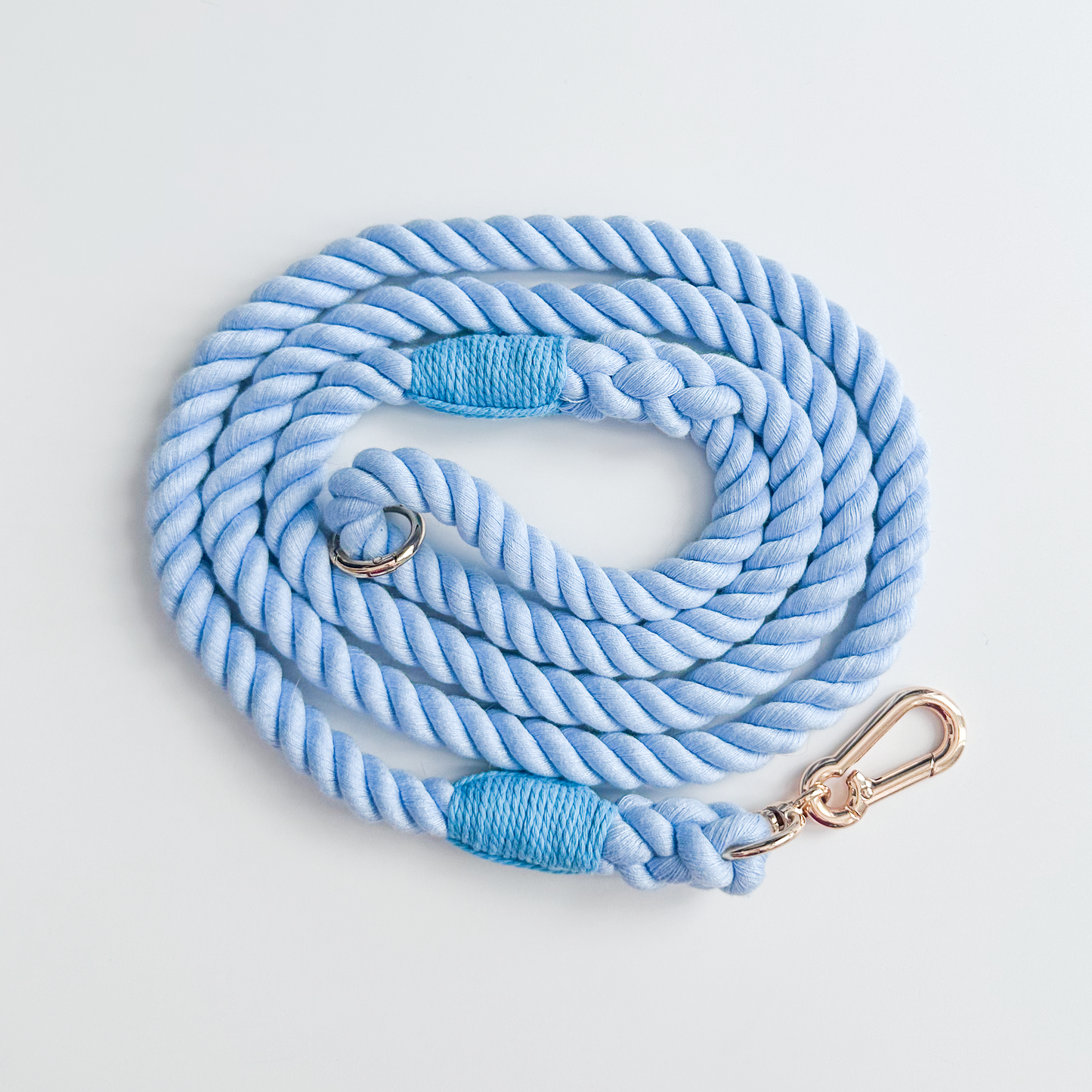 5ft Pastel Blue Rope Lead